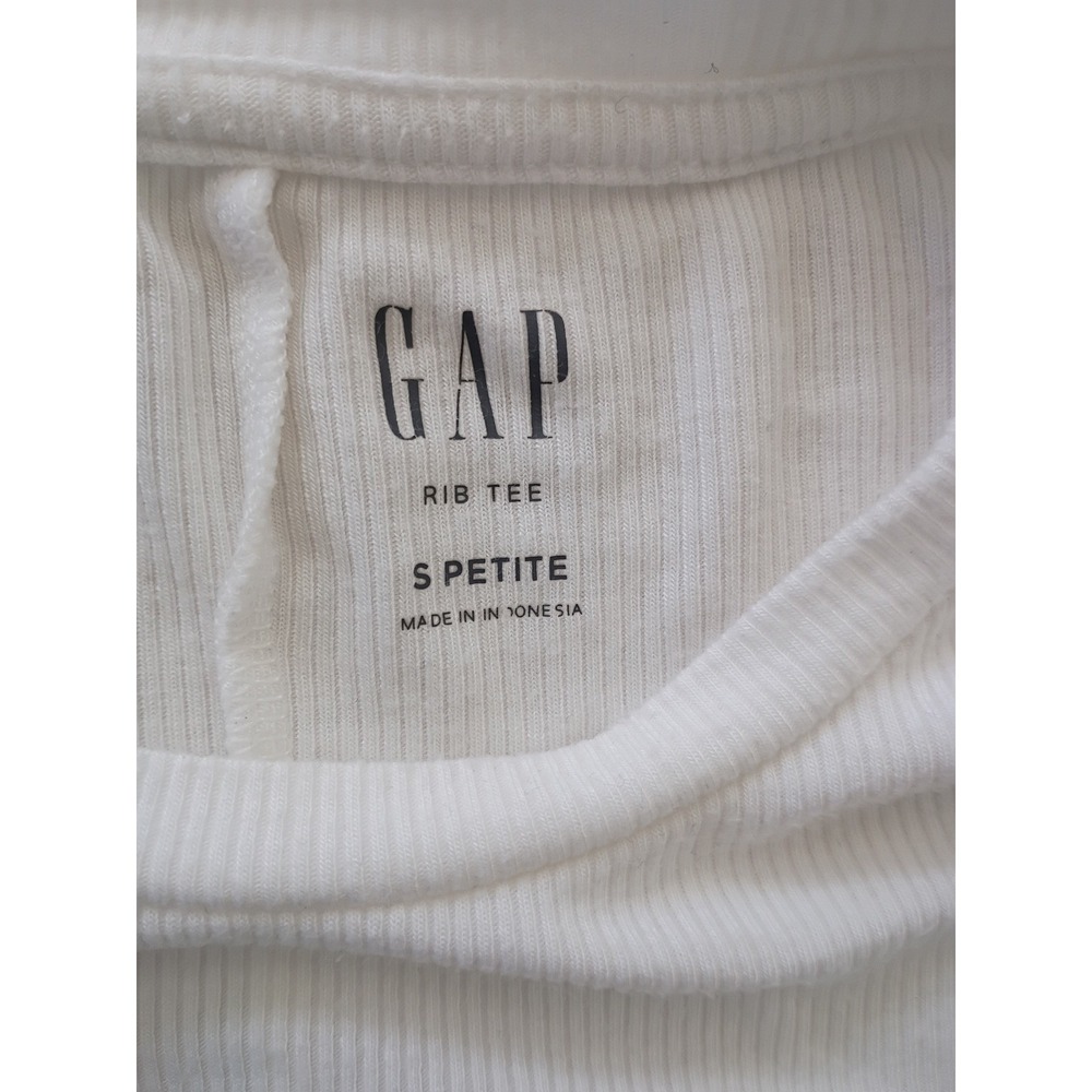 GAP Bundle White Ribbed Open Back Tie Top & Grey Camisole Cami Set S Capsule - Picture 3 of 12
